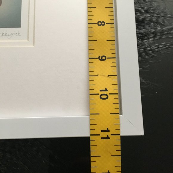 Ohotaq Mikkigak 'Owl Bear' Professionally Framed Art Card - Picture 11 of 11